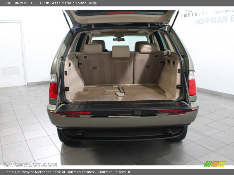 Olivin Green Metallic / Sand Beige 2005 BMW X5 3.0i