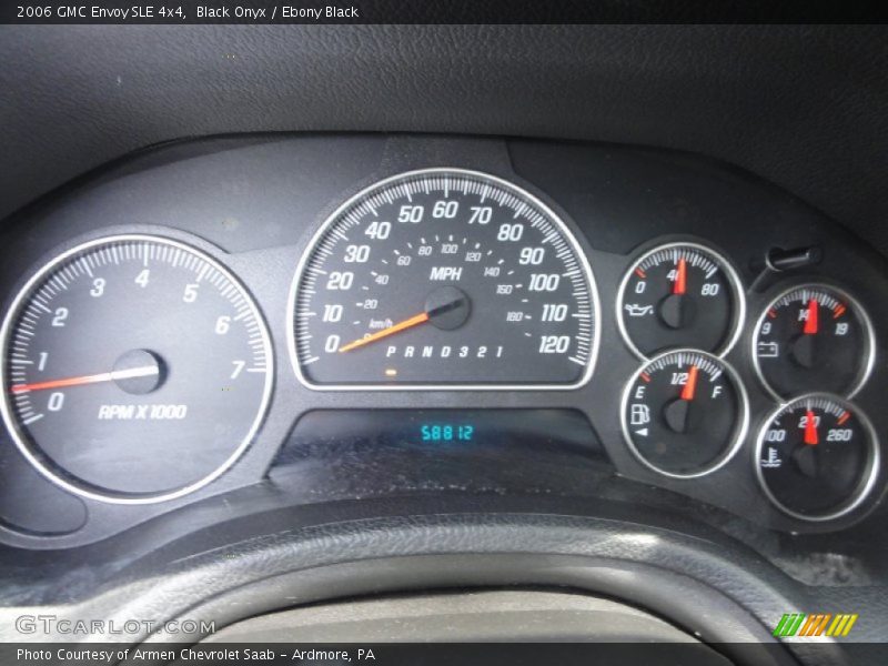 Black Onyx / Ebony Black 2006 GMC Envoy SLE 4x4