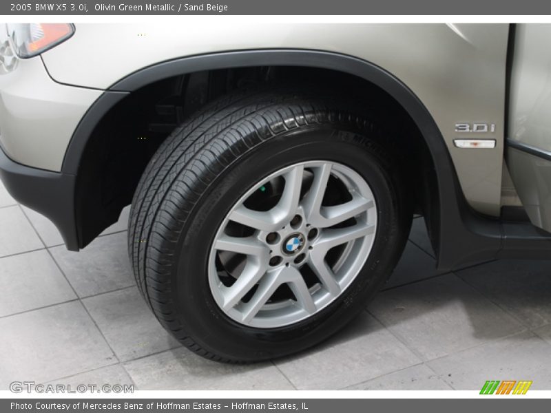 Olivin Green Metallic / Sand Beige 2005 BMW X5 3.0i