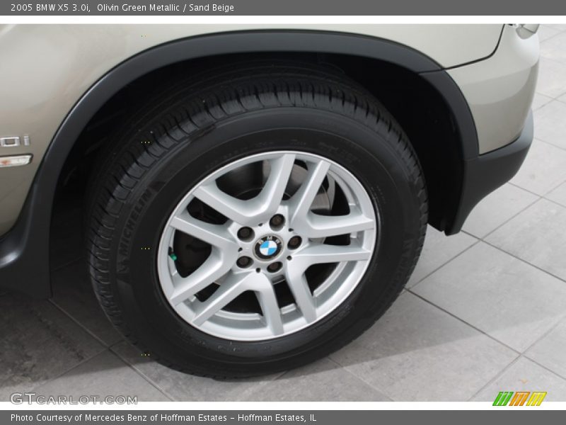 Olivin Green Metallic / Sand Beige 2005 BMW X5 3.0i