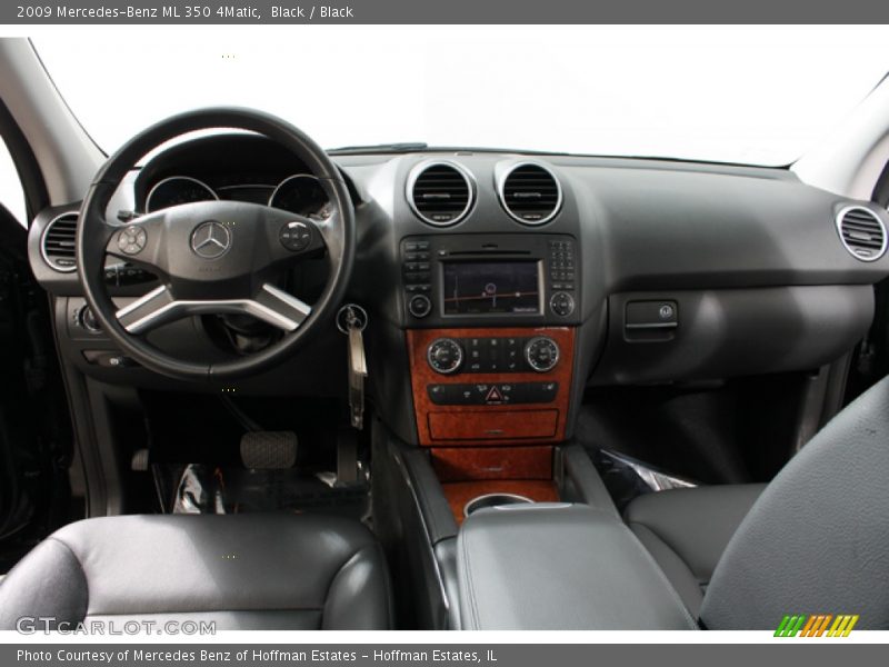Black / Black 2009 Mercedes-Benz ML 350 4Matic