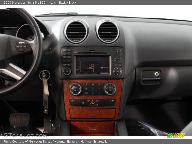 Black / Black 2009 Mercedes-Benz ML 350 4Matic