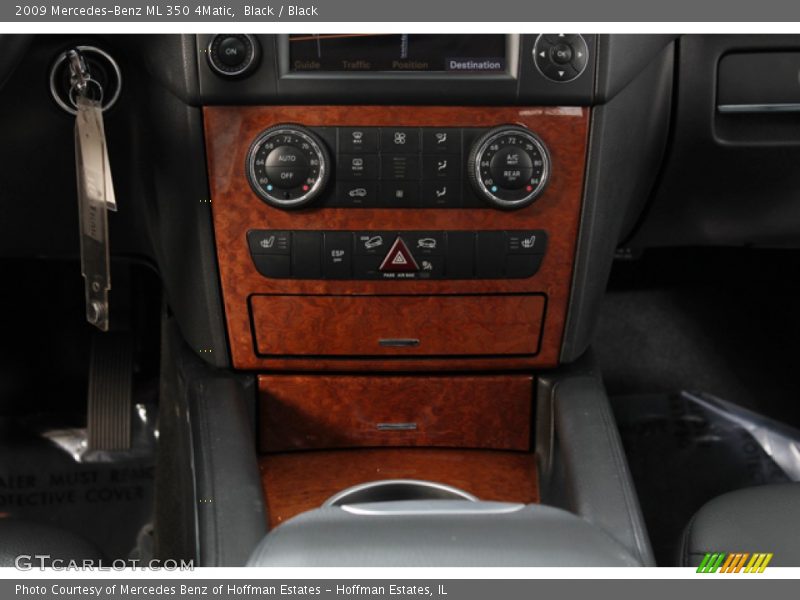 Black / Black 2009 Mercedes-Benz ML 350 4Matic