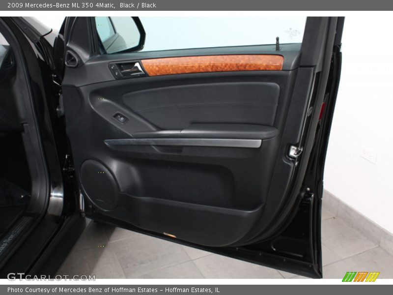 Black / Black 2009 Mercedes-Benz ML 350 4Matic