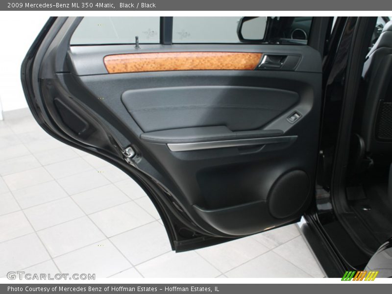 Black / Black 2009 Mercedes-Benz ML 350 4Matic