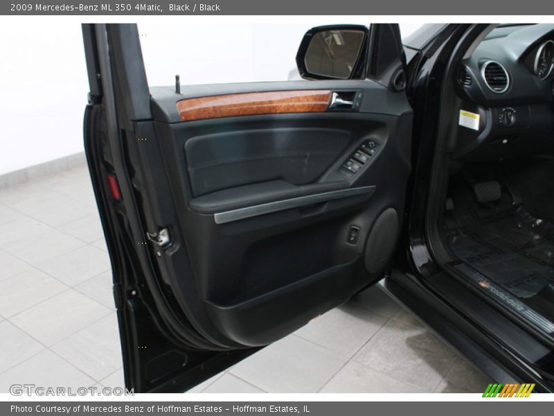 Black / Black 2009 Mercedes-Benz ML 350 4Matic