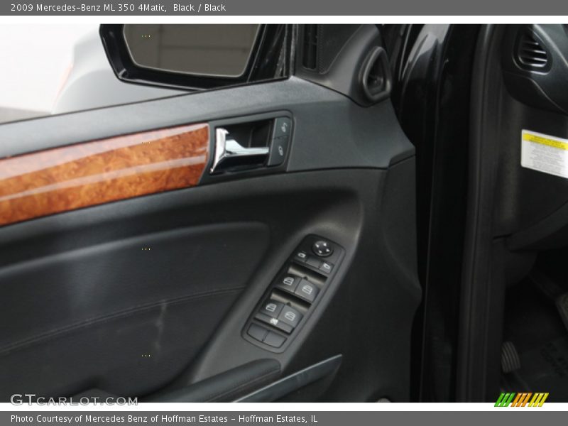 Black / Black 2009 Mercedes-Benz ML 350 4Matic