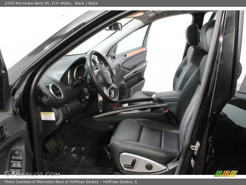 Black / Black 2009 Mercedes-Benz ML 350 4Matic