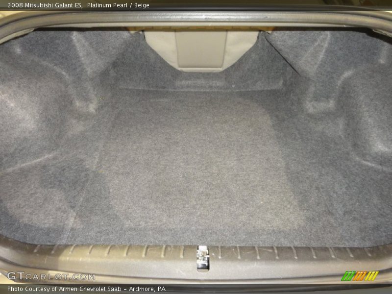 Platinum Pearl / Beige 2008 Mitsubishi Galant ES