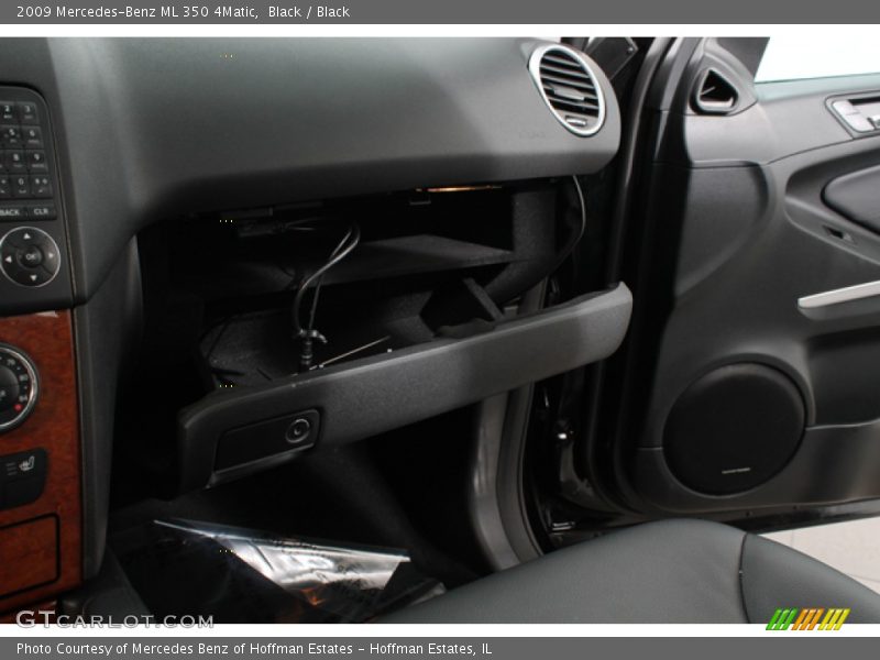 Black / Black 2009 Mercedes-Benz ML 350 4Matic