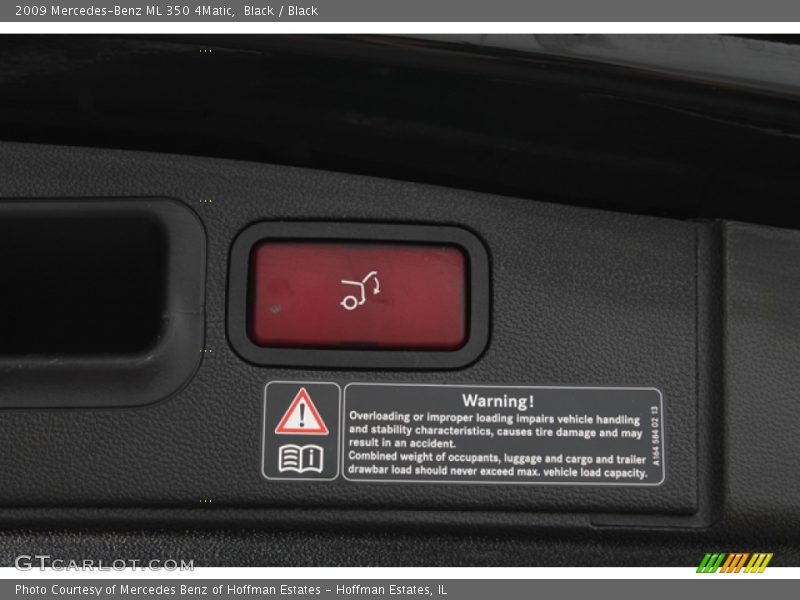 Black / Black 2009 Mercedes-Benz ML 350 4Matic