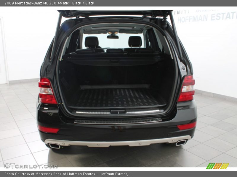 Black / Black 2009 Mercedes-Benz ML 350 4Matic