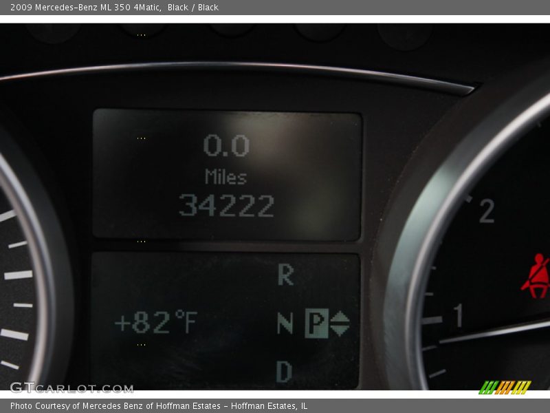 Black / Black 2009 Mercedes-Benz ML 350 4Matic