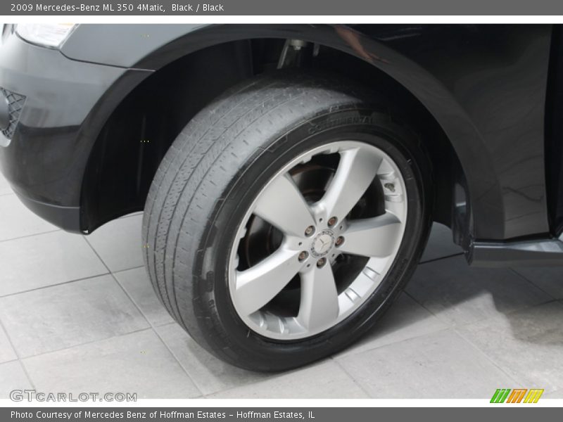 Black / Black 2009 Mercedes-Benz ML 350 4Matic