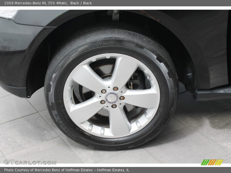 Black / Black 2009 Mercedes-Benz ML 350 4Matic