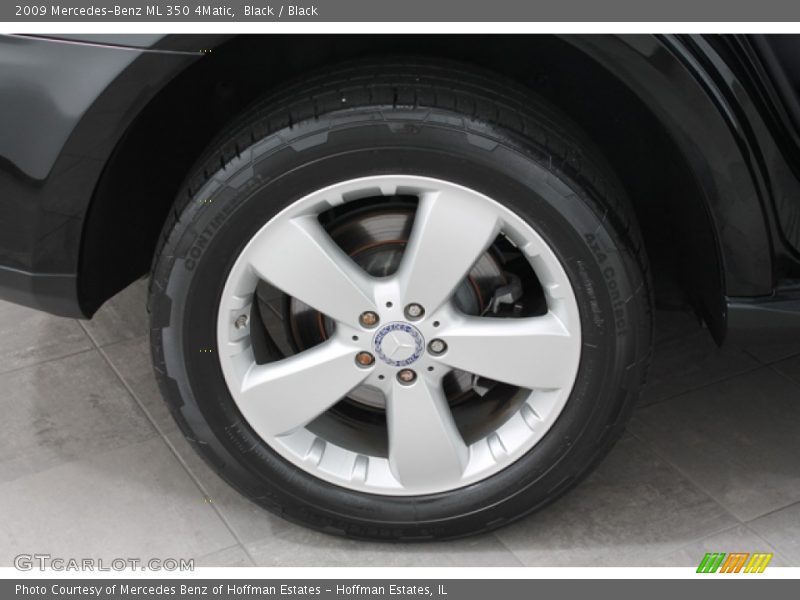 Black / Black 2009 Mercedes-Benz ML 350 4Matic