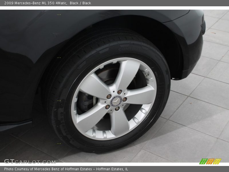 Black / Black 2009 Mercedes-Benz ML 350 4Matic