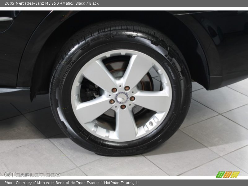 Black / Black 2009 Mercedes-Benz ML 350 4Matic