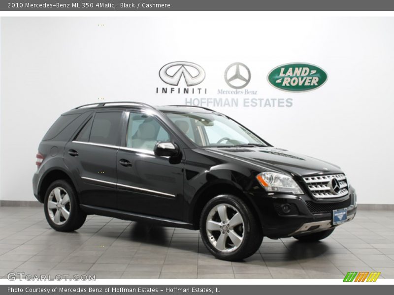 Black / Cashmere 2010 Mercedes-Benz ML 350 4Matic