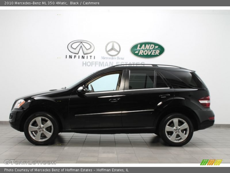 Black / Cashmere 2010 Mercedes-Benz ML 350 4Matic