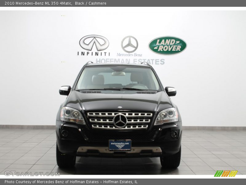 Black / Cashmere 2010 Mercedes-Benz ML 350 4Matic