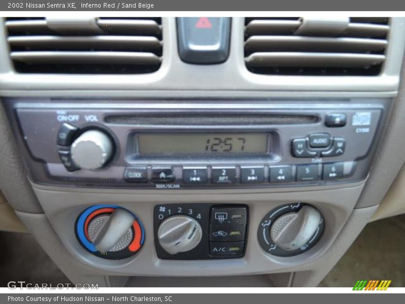 Inferno Red / Sand Beige 2002 Nissan Sentra XE