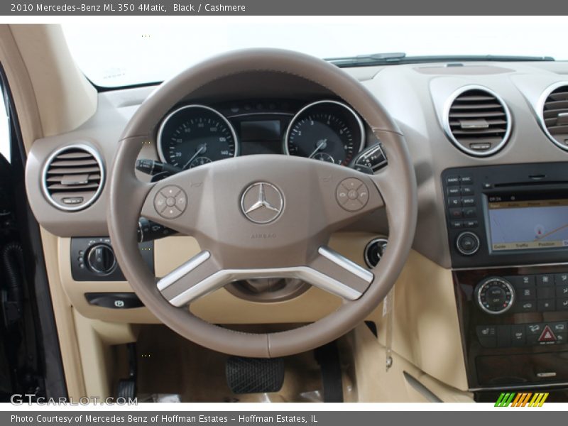 Black / Cashmere 2010 Mercedes-Benz ML 350 4Matic