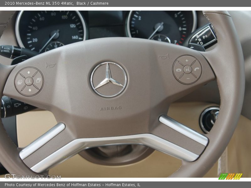 Black / Cashmere 2010 Mercedes-Benz ML 350 4Matic