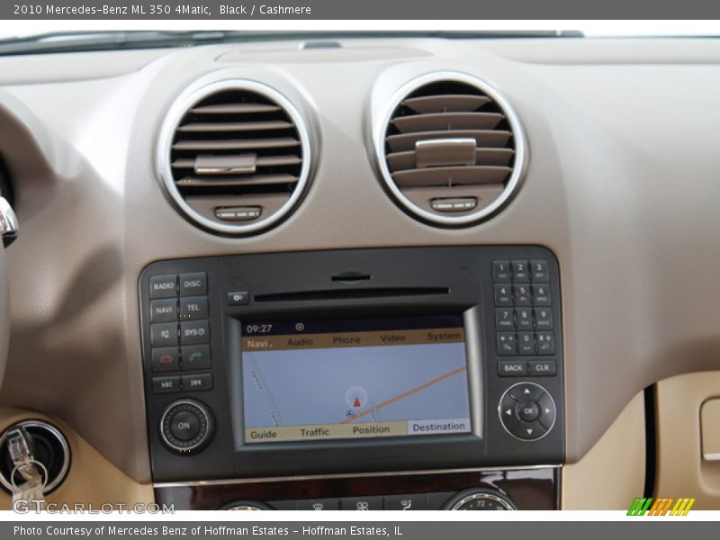 Black / Cashmere 2010 Mercedes-Benz ML 350 4Matic
