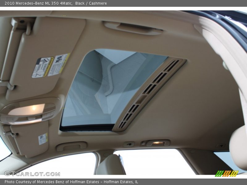 Black / Cashmere 2010 Mercedes-Benz ML 350 4Matic