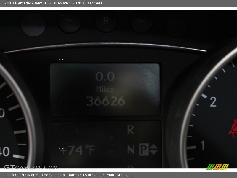 Black / Cashmere 2010 Mercedes-Benz ML 350 4Matic