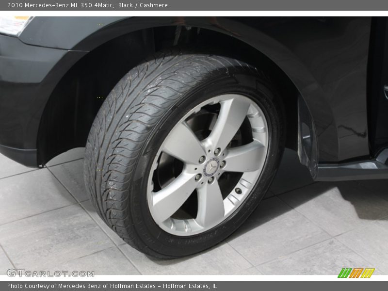 Black / Cashmere 2010 Mercedes-Benz ML 350 4Matic