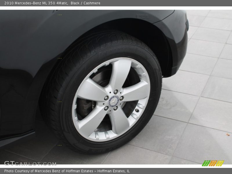 Black / Cashmere 2010 Mercedes-Benz ML 350 4Matic