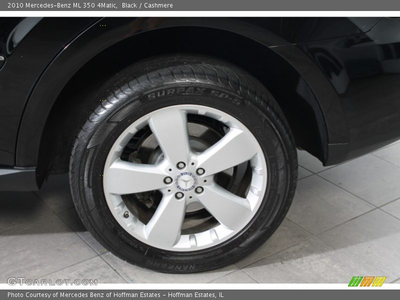Black / Cashmere 2010 Mercedes-Benz ML 350 4Matic