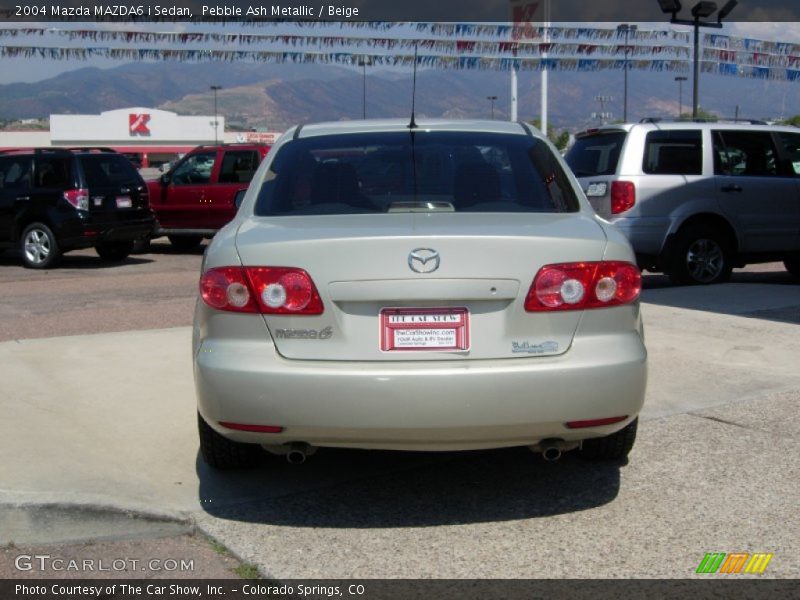 Pebble Ash Metallic / Beige 2004 Mazda MAZDA6 i Sedan