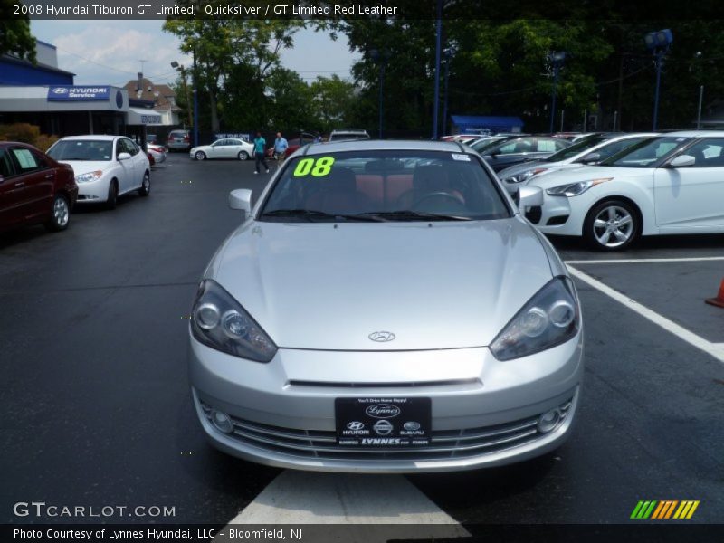 Quicksilver / GT Limited Red Leather 2008 Hyundai Tiburon GT Limited