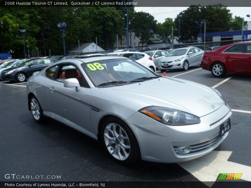 Quicksilver / GT Limited Red Leather 2008 Hyundai Tiburon GT Limited