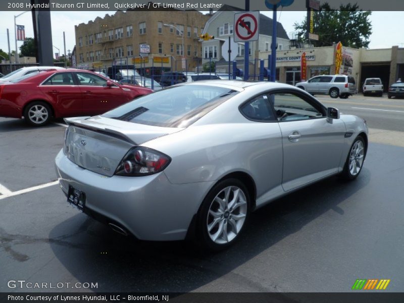 Quicksilver / GT Limited Red Leather 2008 Hyundai Tiburon GT Limited