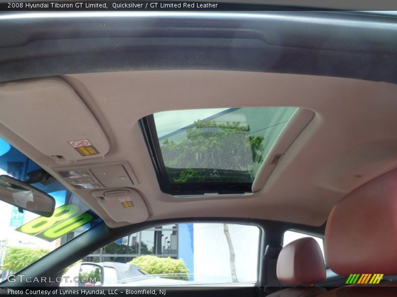 Sunroof of 2008 Tiburon GT Limited