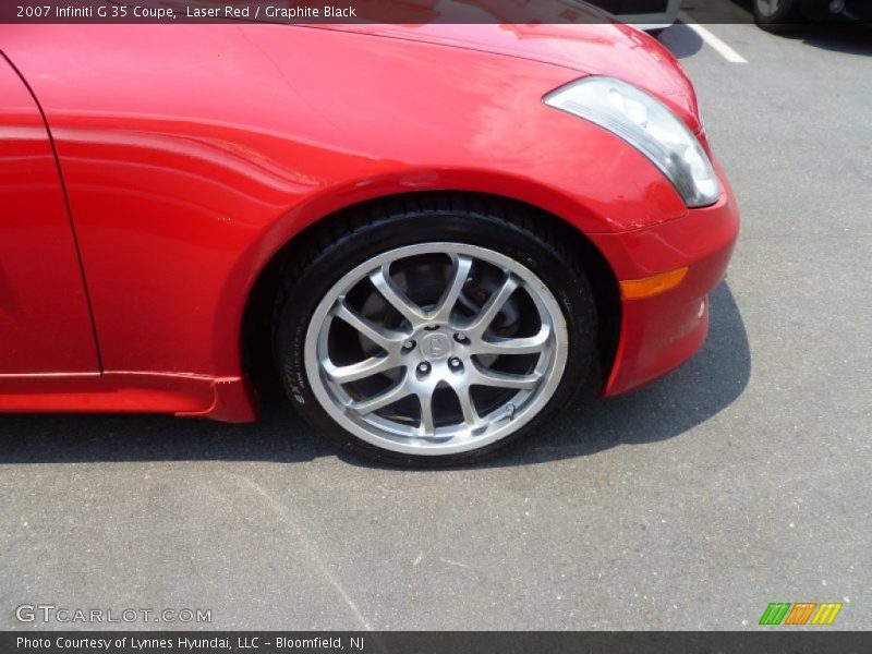Laser Red / Graphite Black 2007 Infiniti G 35 Coupe