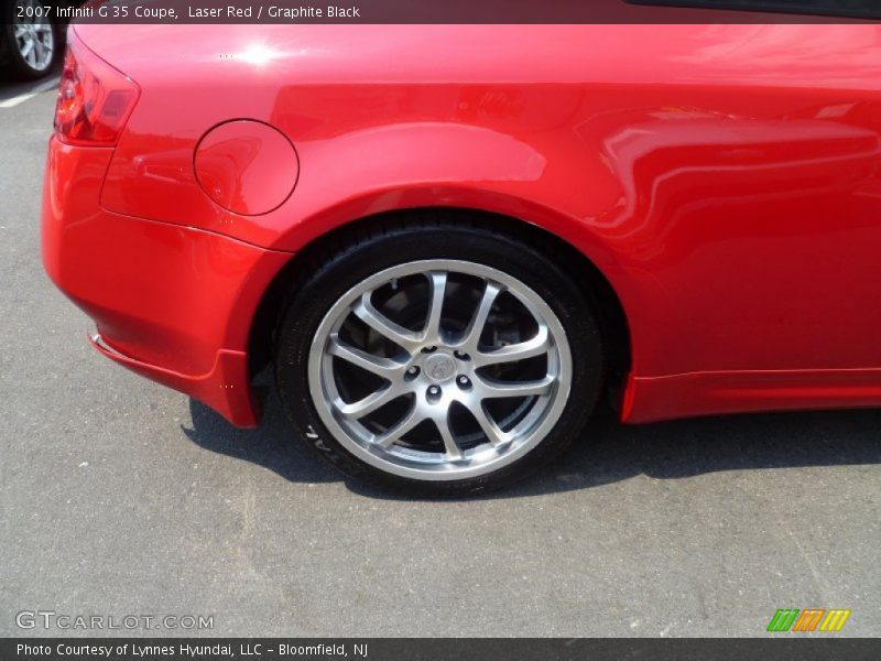 Laser Red / Graphite Black 2007 Infiniti G 35 Coupe
