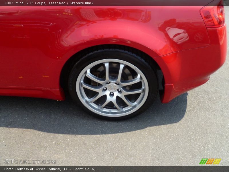 Laser Red / Graphite Black 2007 Infiniti G 35 Coupe