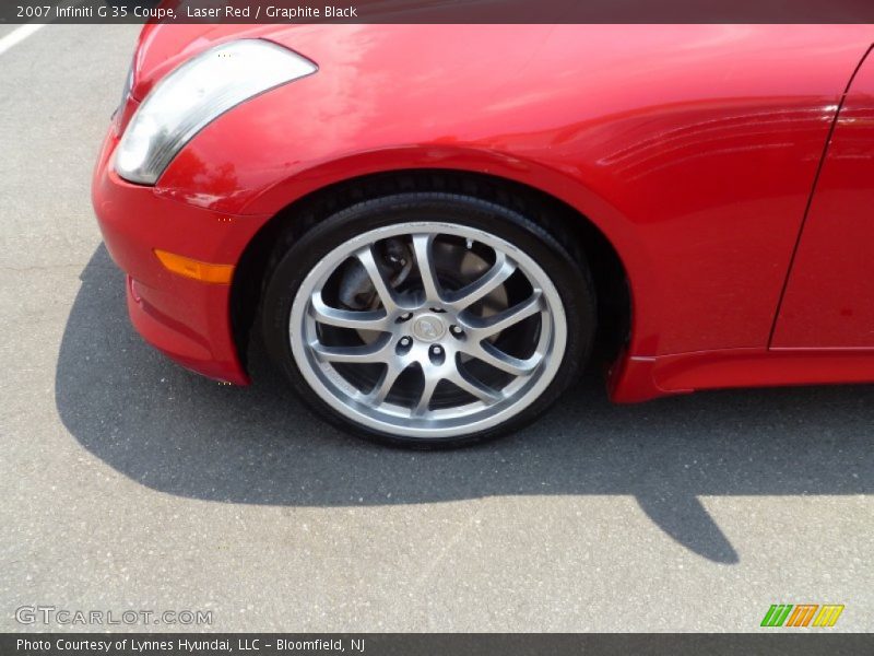 Laser Red / Graphite Black 2007 Infiniti G 35 Coupe