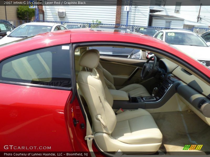 Laser Red / Graphite Black 2007 Infiniti G 35 Coupe