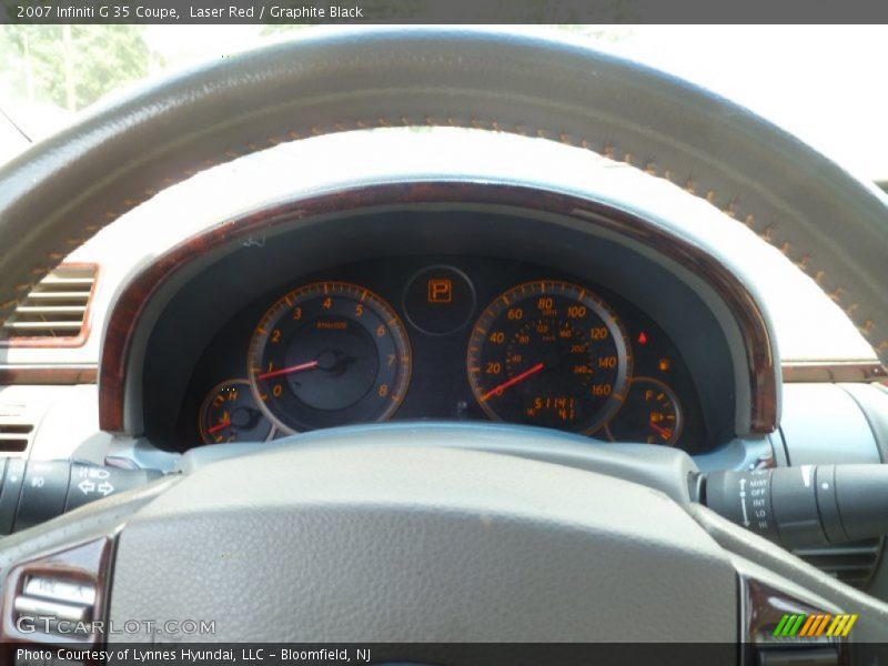 Laser Red / Graphite Black 2007 Infiniti G 35 Coupe
