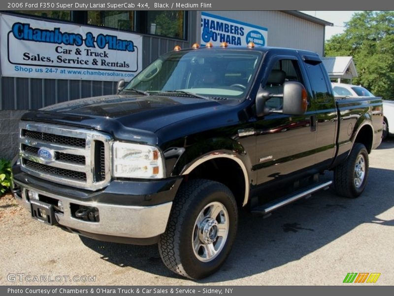 Black / Medium Flint 2006 Ford F350 Super Duty Lariat SuperCab 4x4