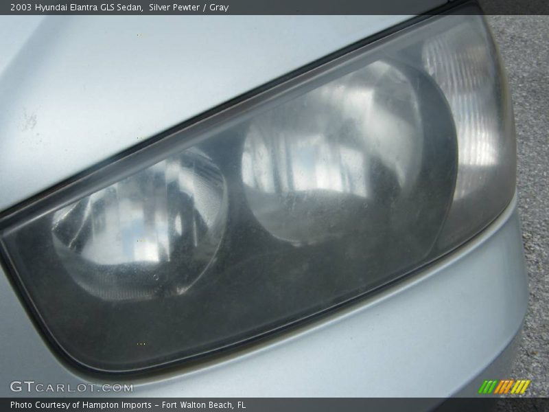 Silver Pewter / Gray 2003 Hyundai Elantra GLS Sedan