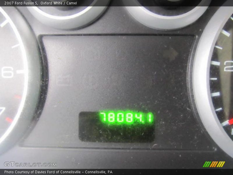 Oxford White / Camel 2007 Ford Fusion S