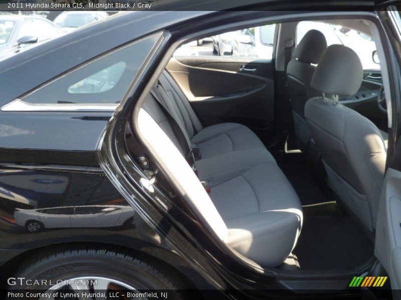 Midnight Black / Gray 2011 Hyundai Sonata GLS