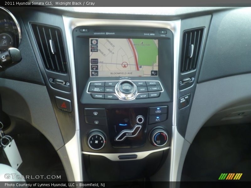 Midnight Black / Gray 2011 Hyundai Sonata GLS